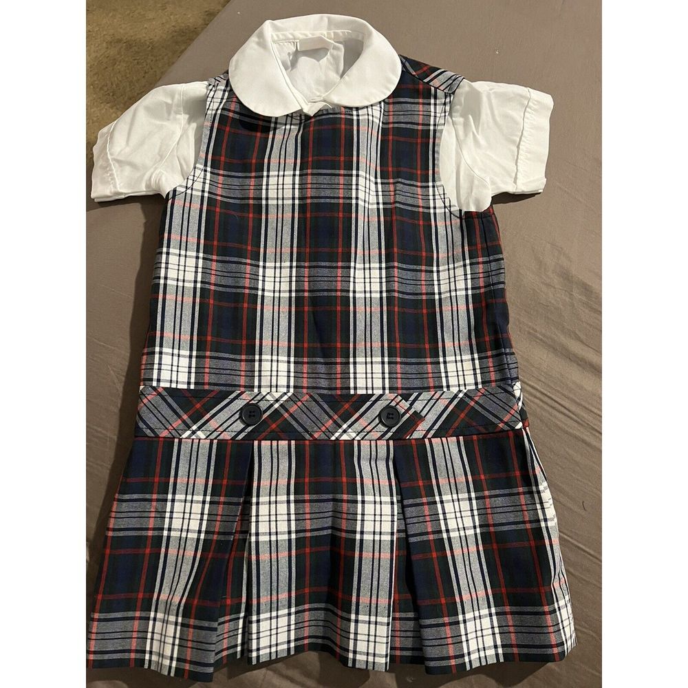 Parker School Uniform Dress Size 2 Stock 3040 Apparel Size 5 White‎ Top